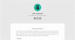 Desktop Screenshot of cotygonzales.com